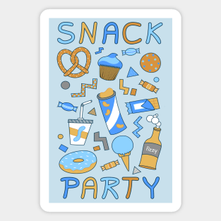 Retro Snack Party Magnet